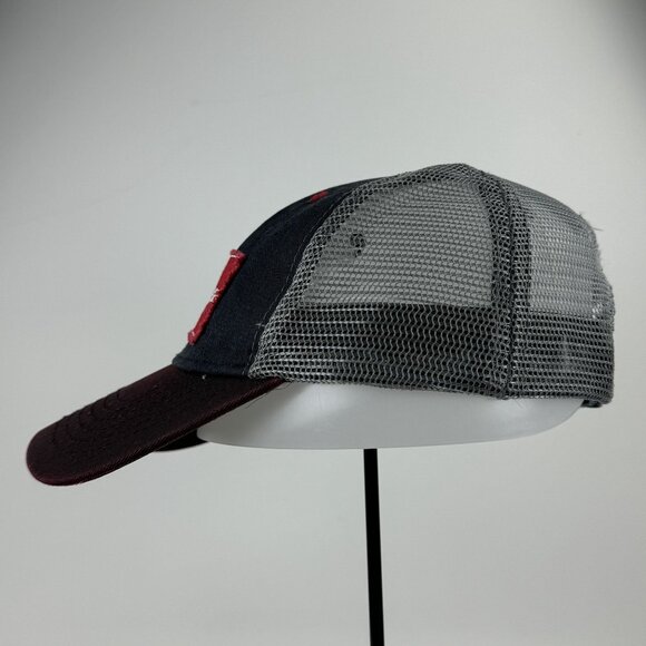 Snap-On Trucker Hat One Size Fits All Patch Logo Mesh Adjustable Hook Loop Cap - Picture 2 of 10